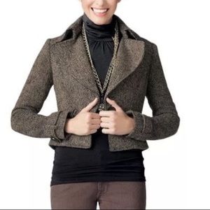 CABI Tweed Cropped Moro Jacket